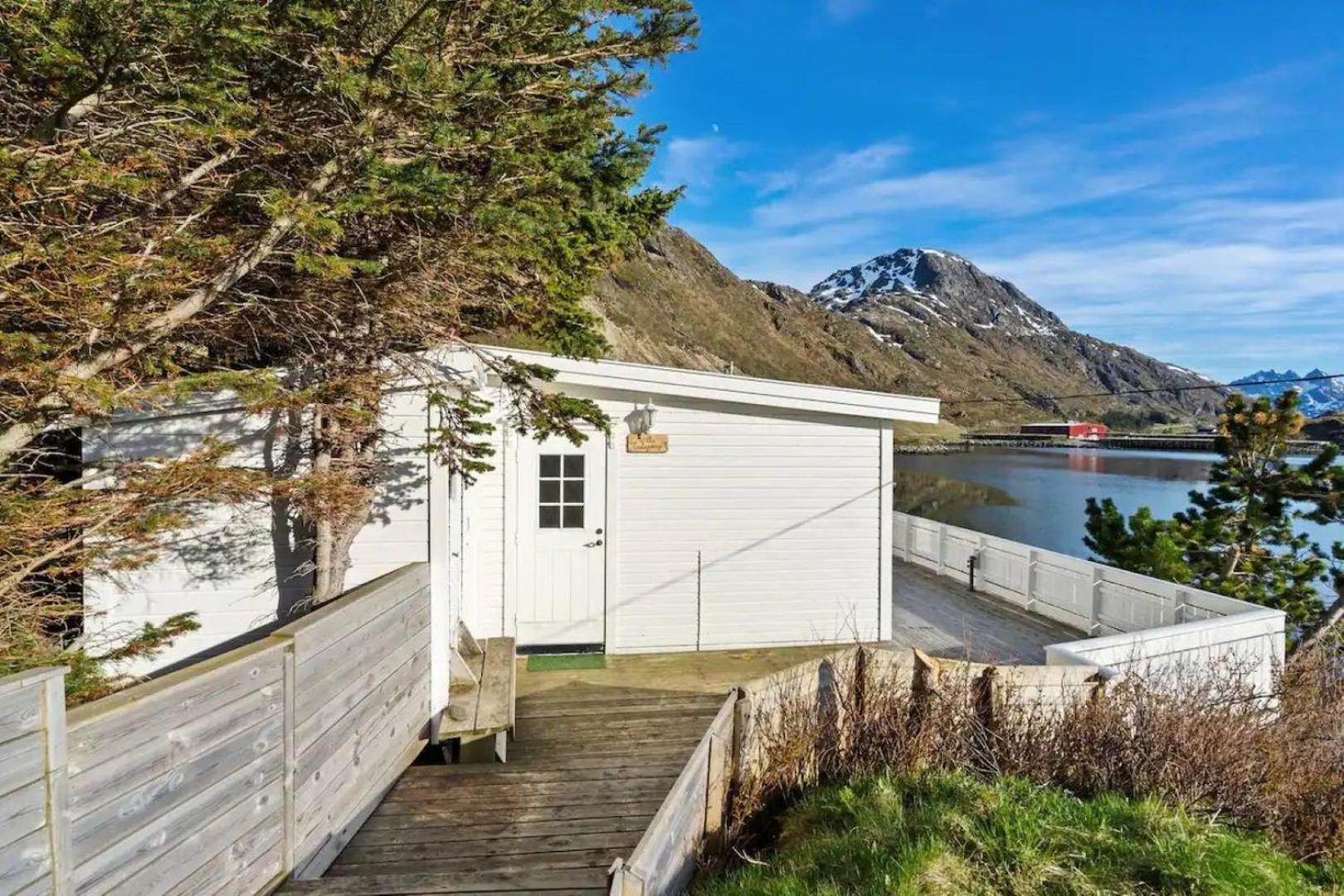 Panoramic Seaview Cabin For Two Persons By The Sea Hovdan Exterior photo