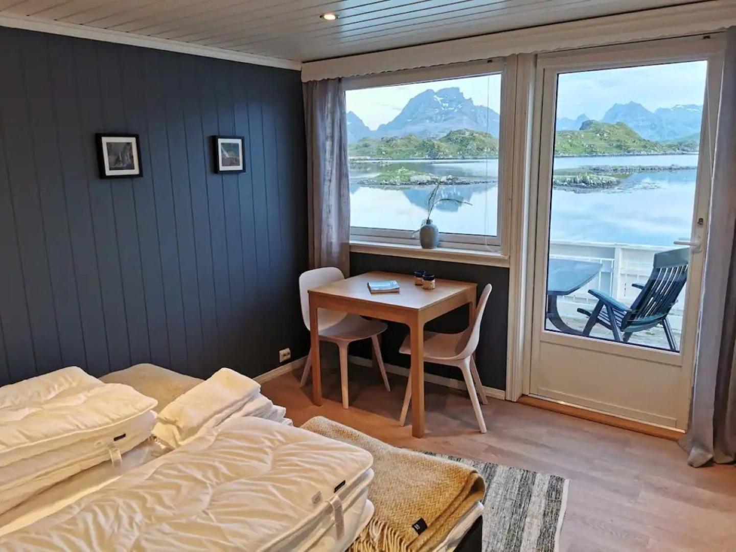 Panoramic Seaview Cabin For Two Persons By The Sea Hovdan Exterior photo